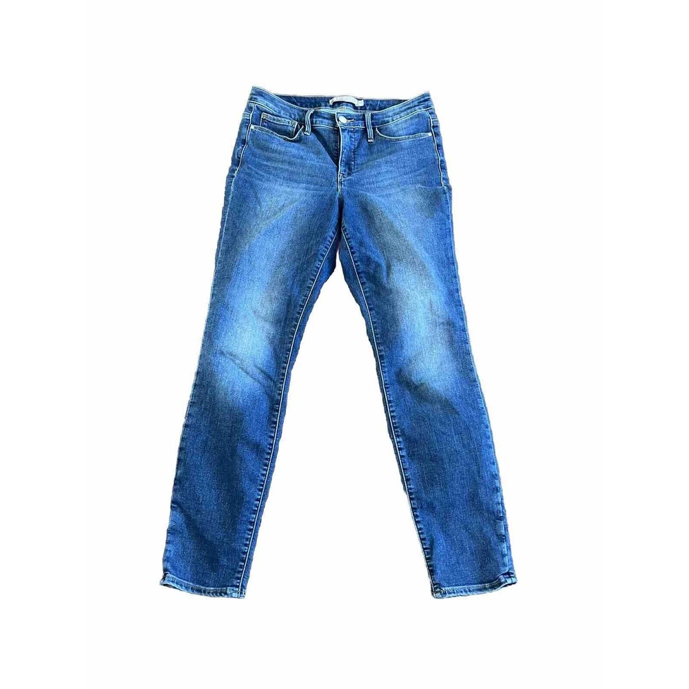 Athleta Sculptek Skinny Jeans Women's 8 Mid Rise Stretch Denim